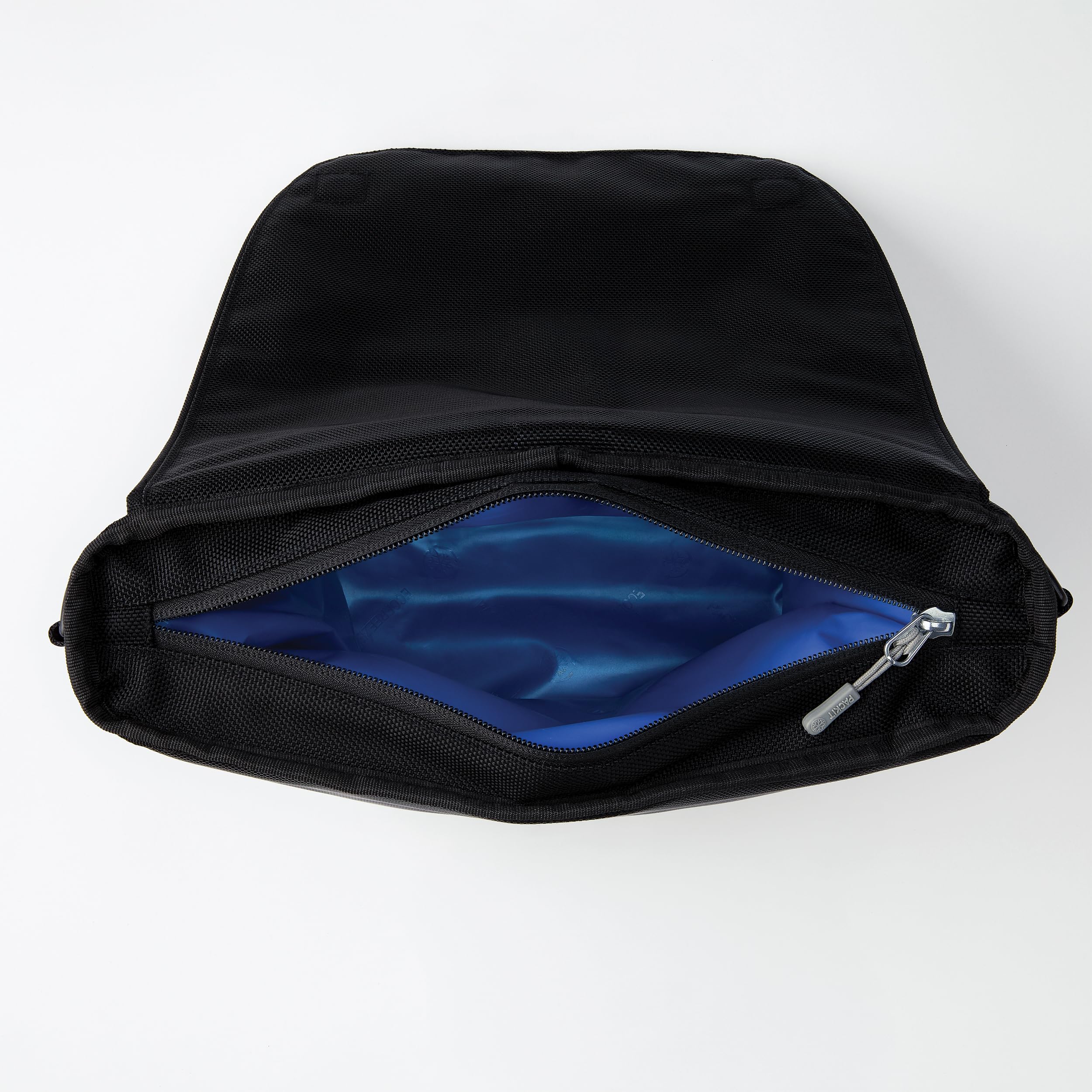 PackIt® Freezable Brooklyn Crossbody, Black, Engineered with EcoFreeze® Technology: Triple Layers for Protection, Ultimate Cooling, Removable Crossbody Strap, For Office Lunches, Fresh Food On the Go - Image 6