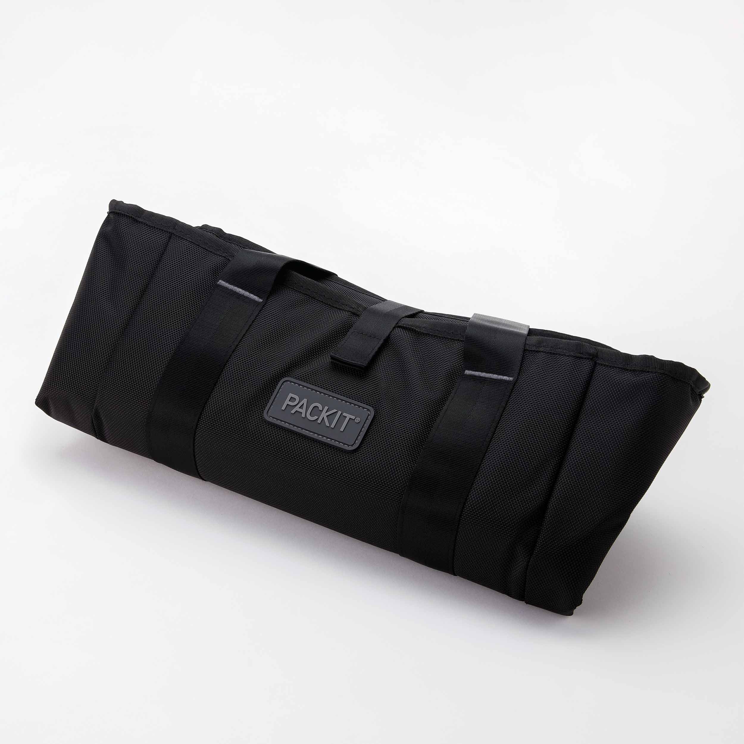 PackIt Freezable Carry Tote, Black/Gray, Engineered with ECOFREEZE+ Technology: Triple Layered Protection for Ultimate Cooling, Foldable, Reusable, Zip Closure, Designed for Fresh Food On the Go - Image 5