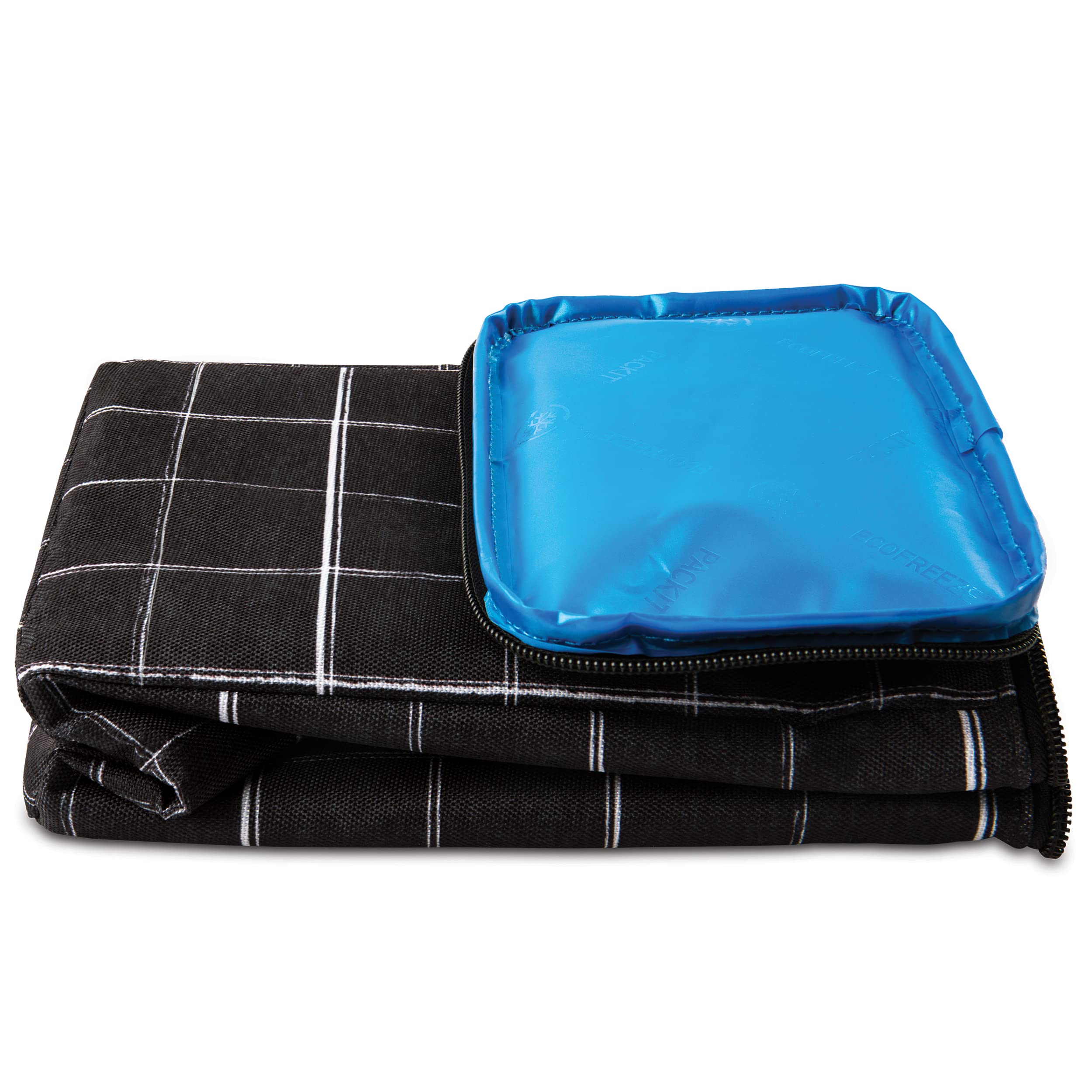 PackIt Freezable Double Bottle Bag, Built with EcoFreeze Technology, Antimicrobial lining, Collapsible, Reusable, Zip Closure, Buckle Handle, Perfect for Breastmilk and Formula On the Go - Image 3