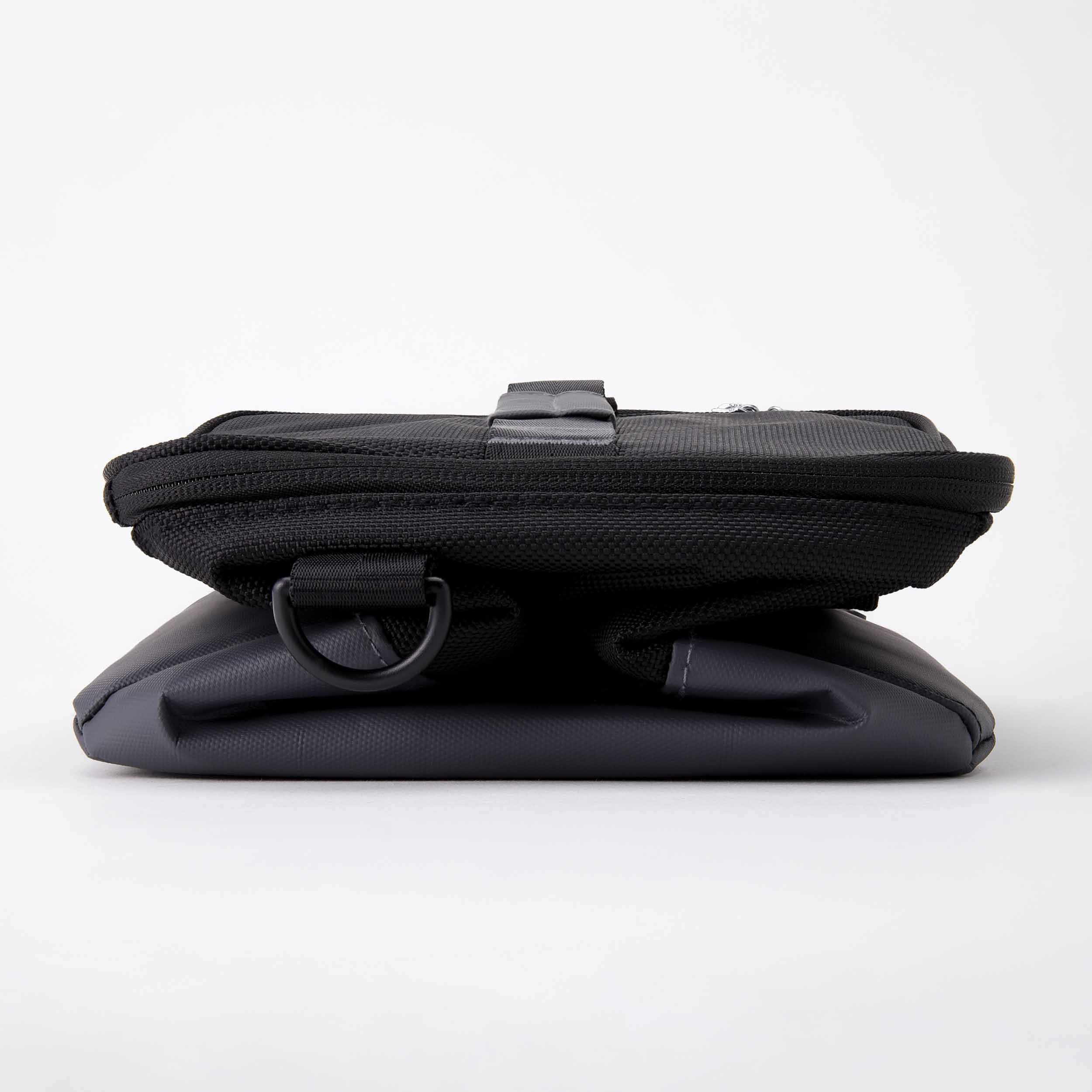 PackIt Freezable Lunch Pail, Black/Gray, Engineered with ECOFREEZE+ Technology: Triple Layered Protection for Ultimate Cooling, with Removable Crossbody Strap, Fresh Food On the Go - Image 3