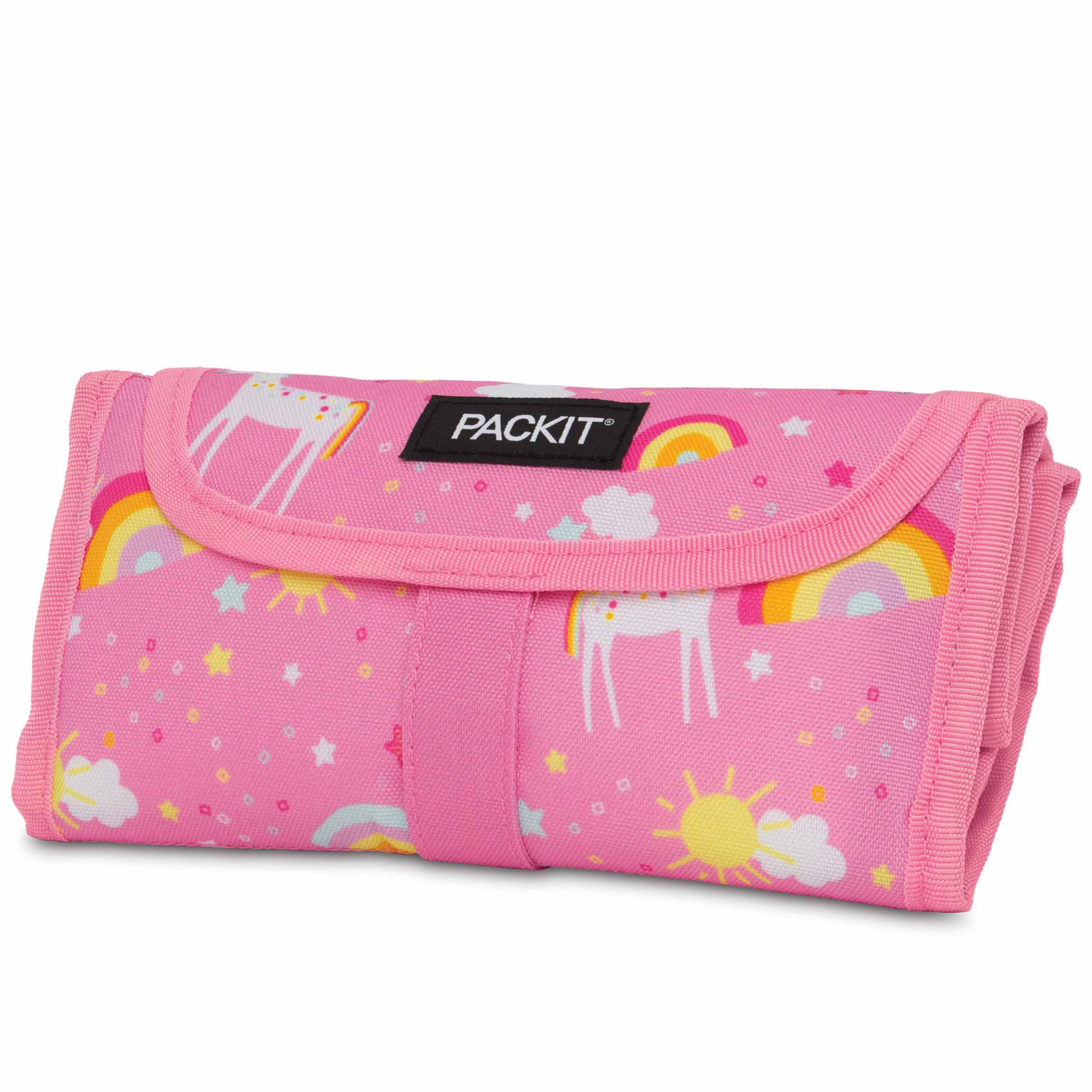 PackIt Freezable Lunch Sack, Unicorn Print, Built with EcoFreeze Technology, Foldable, Reusable, Perfect for Kid Lunches, School Lunches, and Fresh Meals On the Go - Image 3