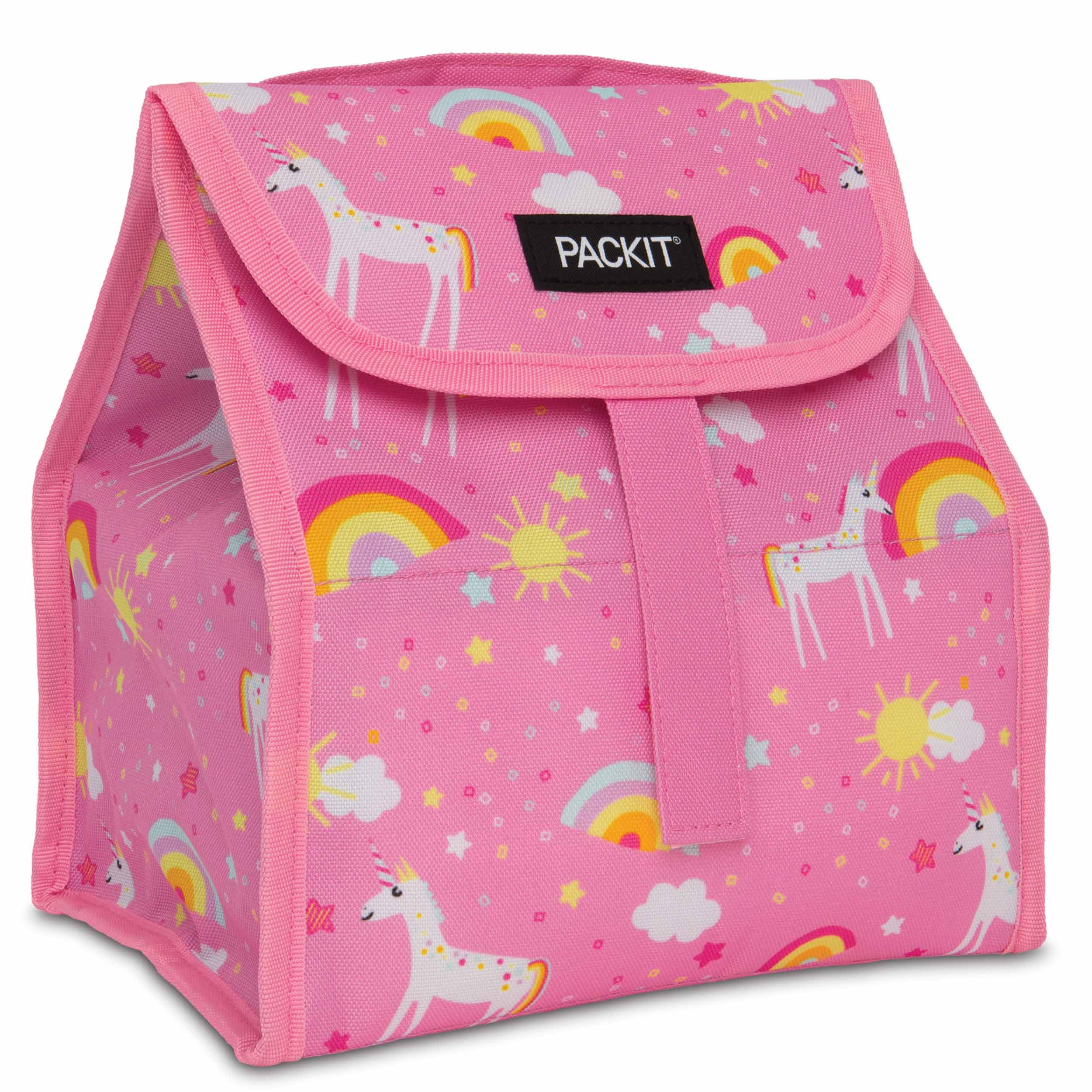 PackIt Freezable Lunch Sack, Unicorn Print, Built with EcoFreeze Technology, Foldable, Reusable, Perfect for Kid Lunches, School Lunches, and Fresh Meals On the Go - Image 5