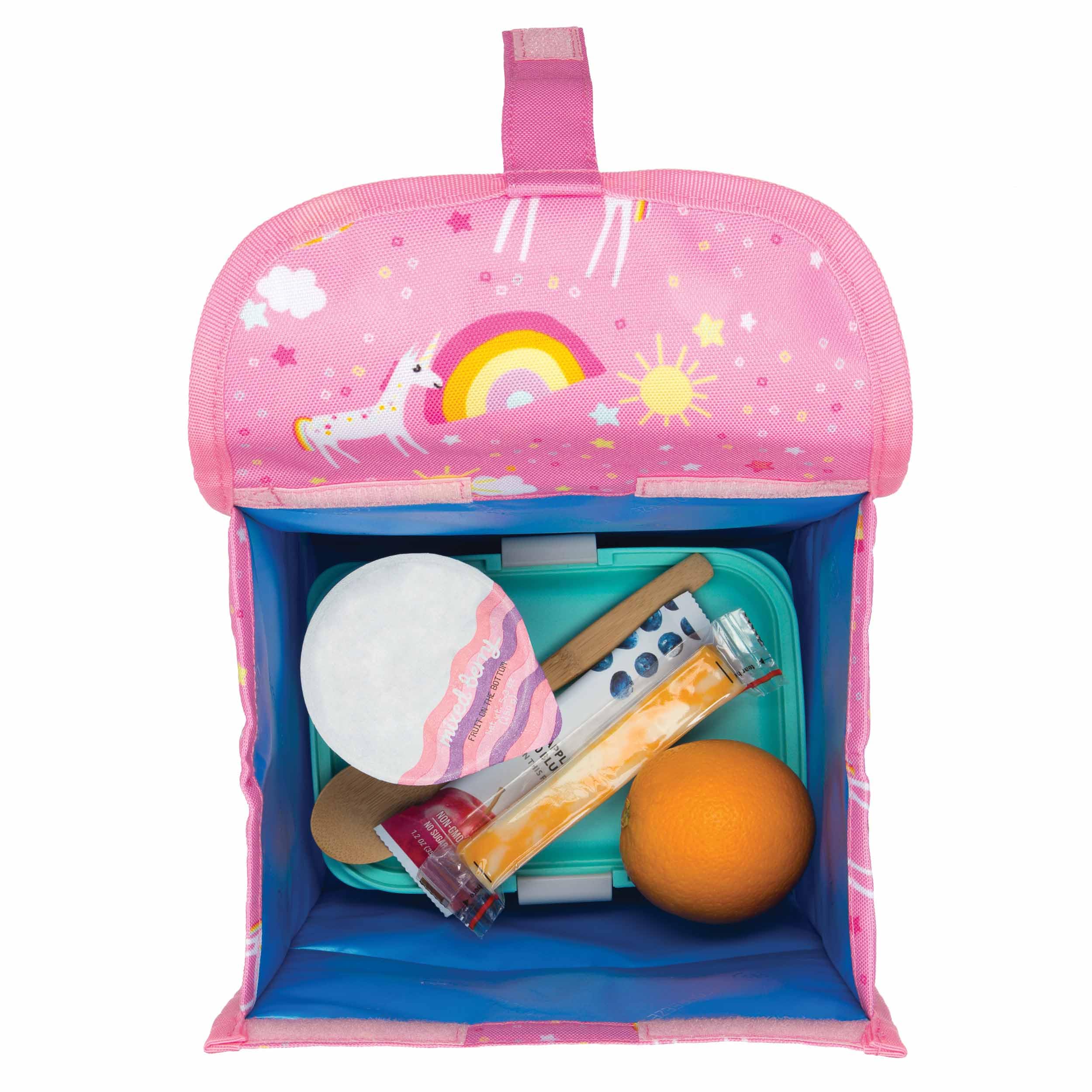 PackIt Freezable Lunch Sack, Unicorn Print, Built with EcoFreeze Technology, Foldable, Reusable, Perfect for Kid Lunches, School Lunches, and Fresh Meals On the Go - Image 7