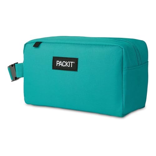 PackIt Freezable Snack Box, Teal, Built with EcoFreeze Technology, Collapsible, Reusable, Zip Closure with Buckle Handle, Designed For Work Snacks, Fresh Snacks On the Go, Adults, and All Ages - Image 7