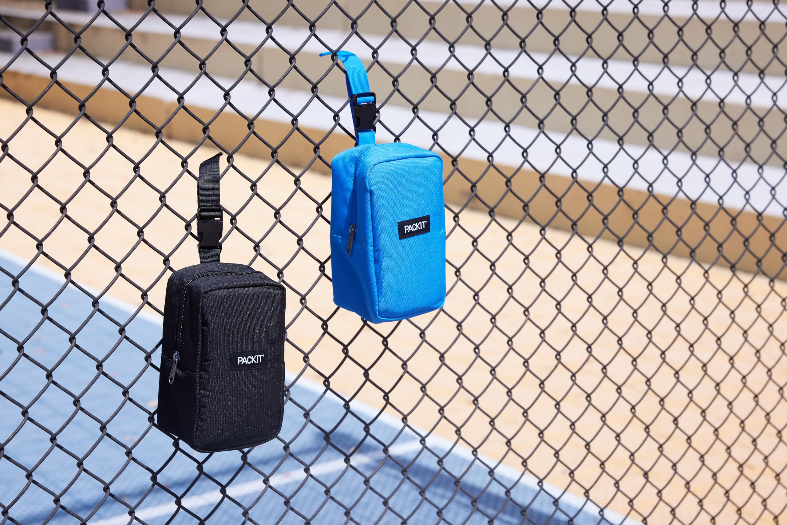 PackIt Freezable Upright Snack Box, Papaya, Built with EcoFreeze Technology, Fully Freezable, Collapsible, Reusable, With Top Buckle Handle and Top Load Design, For Perishable Snacks On the Go - Image 9