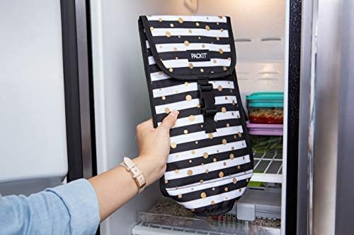 PackIt Freezable Wine Bag, Celebration Dot, Built with EcoFreeze Technology, Foldable, Reusable, Shoulder Strap with Buckle Closure, Perfect for Adults and Drinks On-the-Go - Image 4