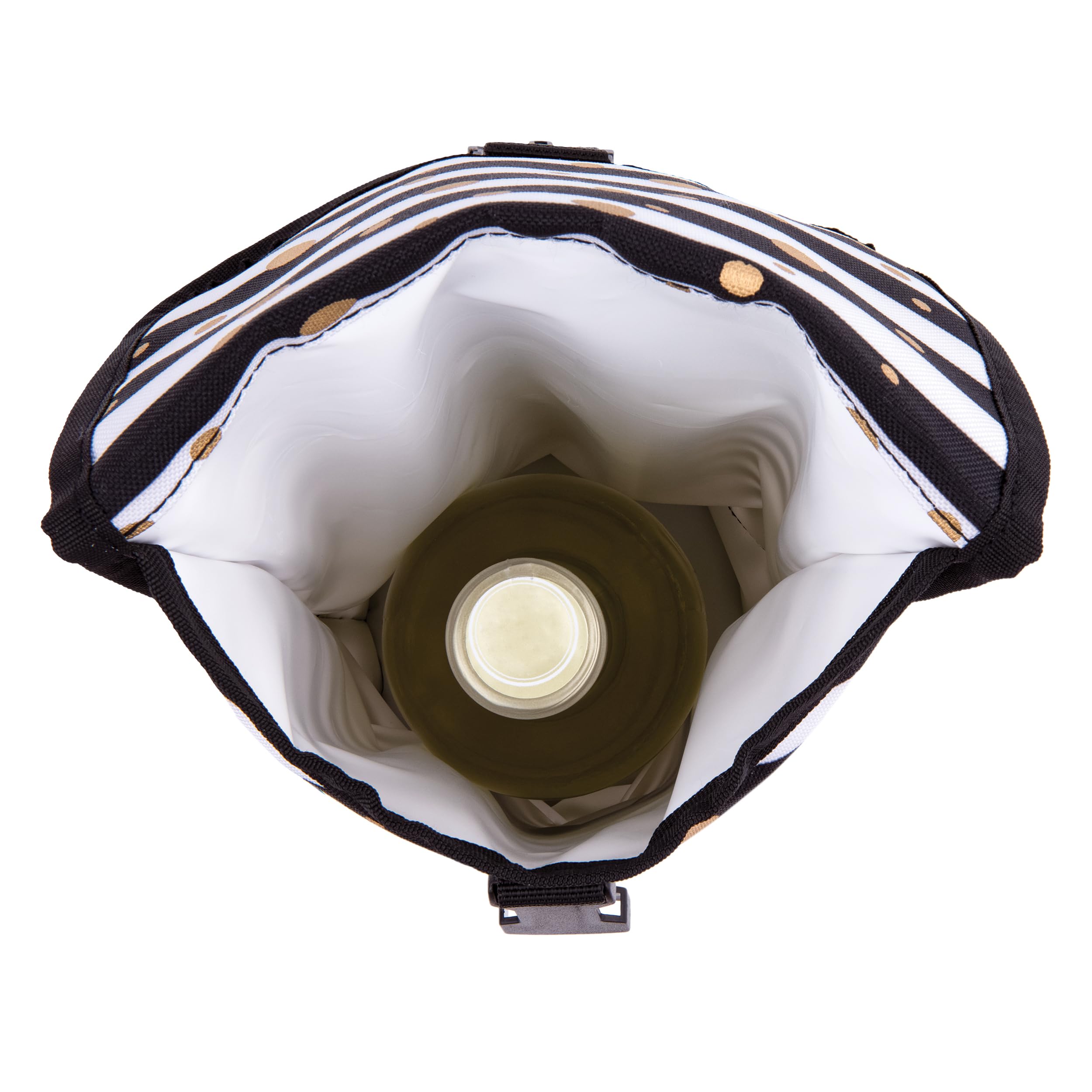 PackIt Freezable Wine Bag, Celebration Dot, Built with EcoFreeze Technology, Foldable, Reusable, Shoulder Strap with Buckle Closure, Perfect for Adults and Drinks On-the-Go - Image 6