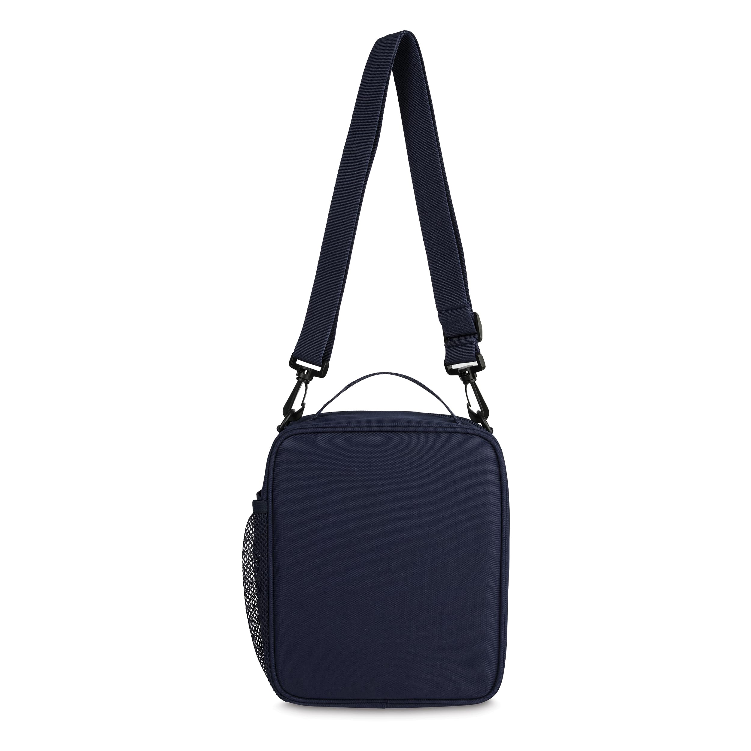 PackIt(R) Freezable Crossbody Lunch Box, Midnight Navy, Built with EcoFreeze(R) Technology, Fully Freezable, Collapsible, Reusable, With Top Handle, Front Slip Pocket. Effortlessly Carry, Fresh Every Time - Image 4