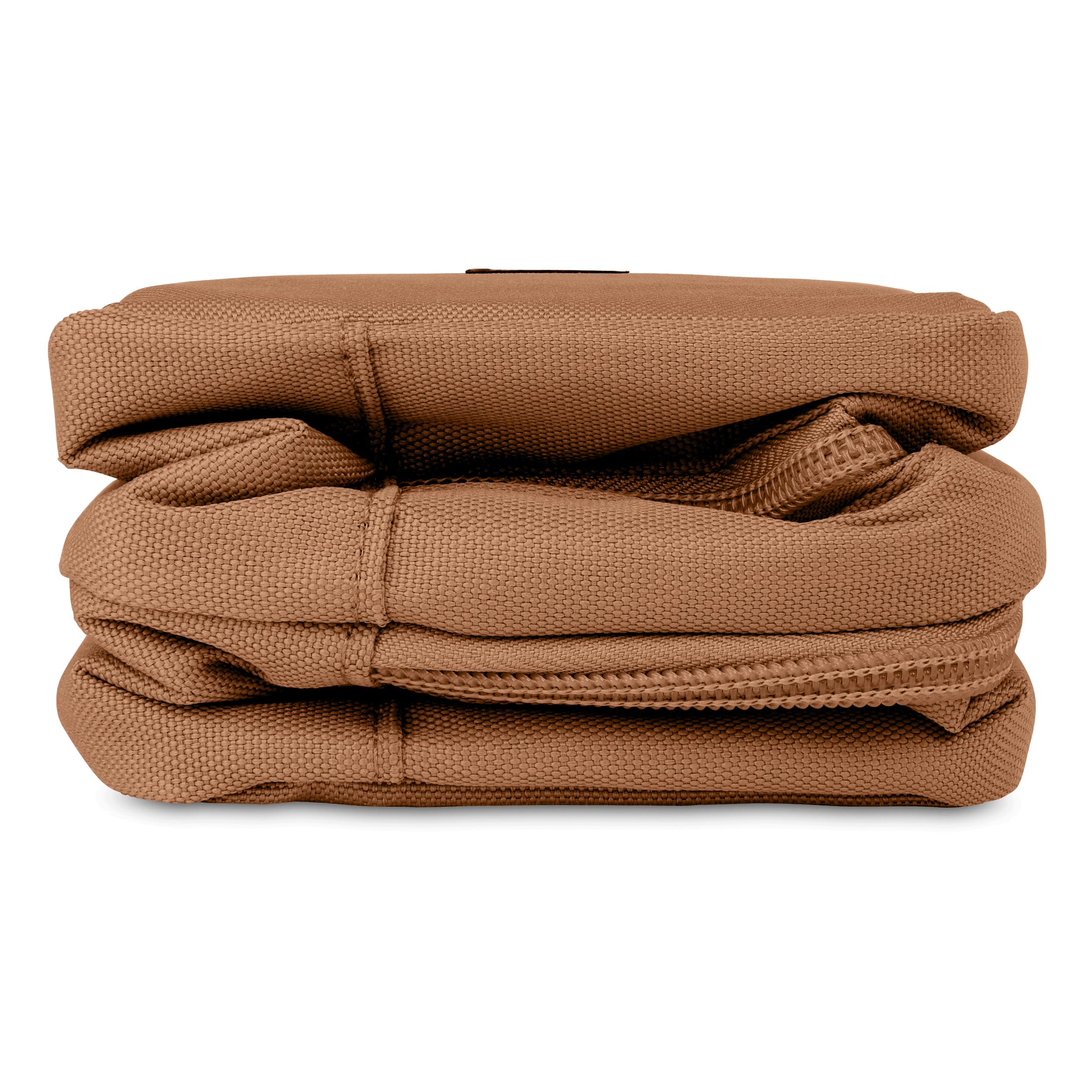 PackIt(R) Freezable Dual Compartment Snack Box, Almond, Insulated and Freezable with EcoFreeze(R) Technology, Buckle Handle, Zip Closure, Reusable, Collapsible, Designed for Perishables and Dry Snacks - Image 3