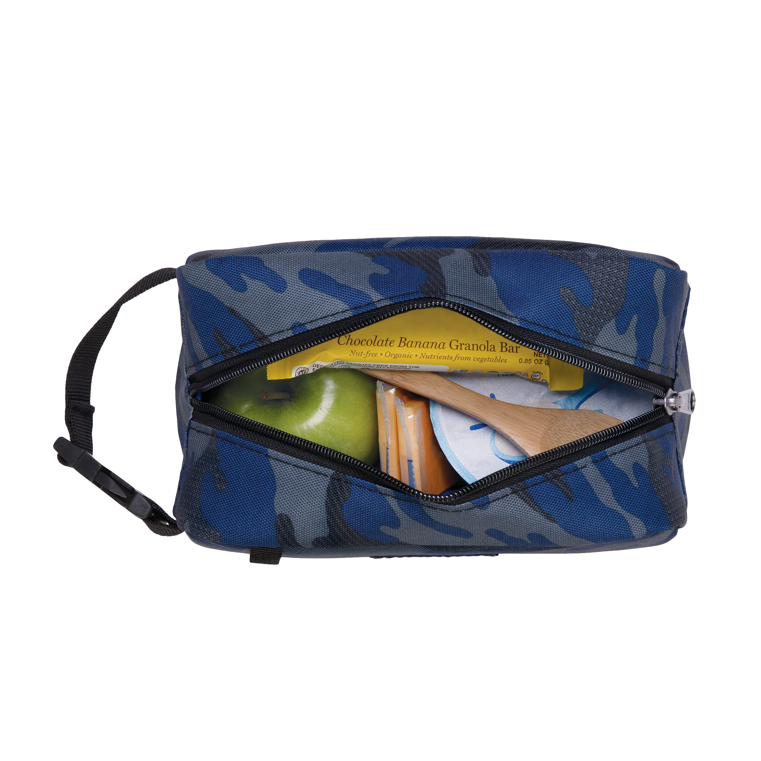 PackIt(R) Freezable Snack Box, Sporty Camo Charcoal Navy, Built with EcoFreeze(R) Technology, Collapsible, Reusable, Zip Closure with Buckle Handle, Great for All Ages and Fresh Snacks on the go - Image 5
